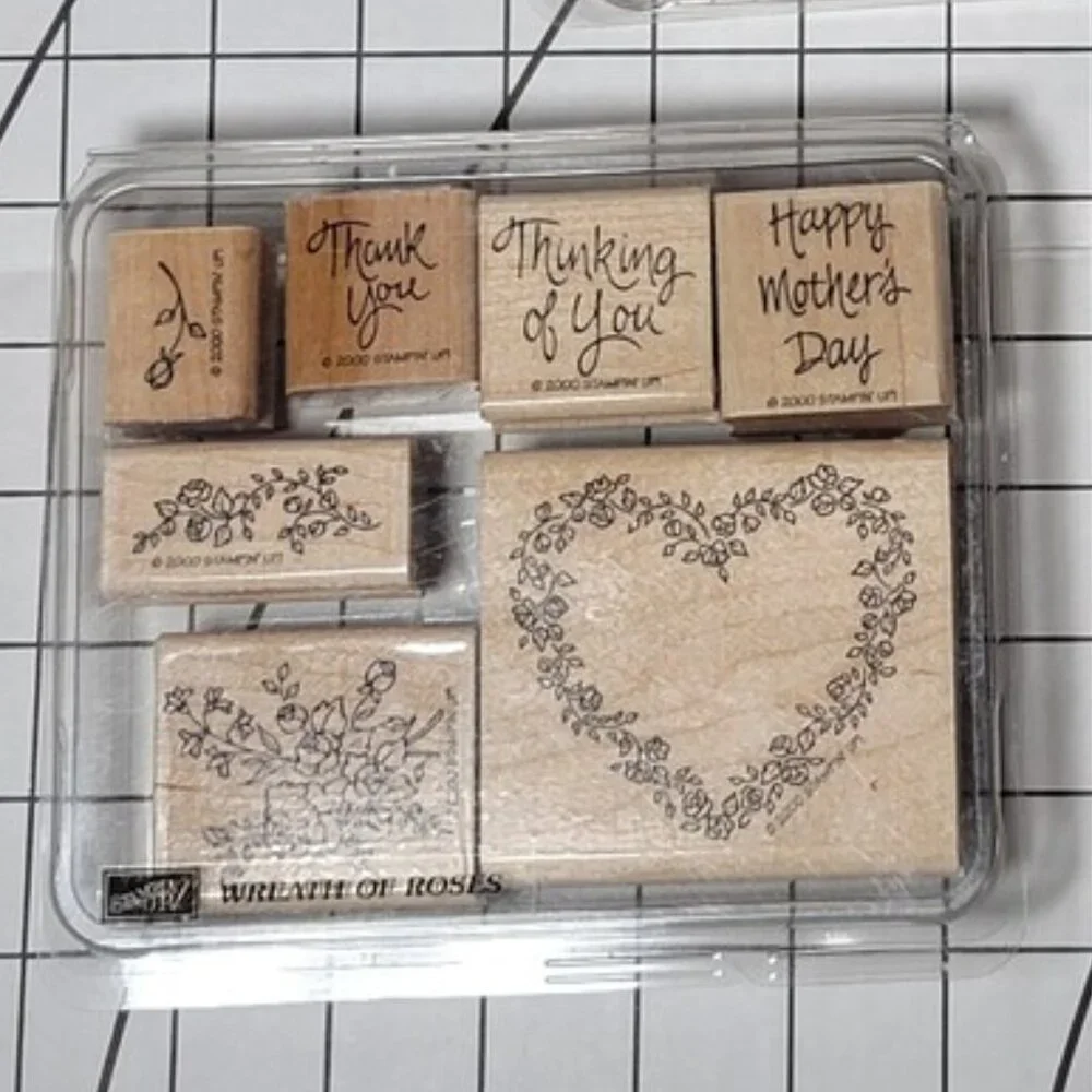 Vintage Stampin' Up Sets - Wreath‎ of Roses - Vintage